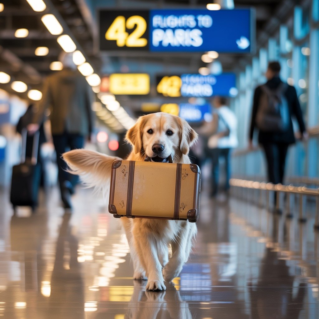 perro viajar